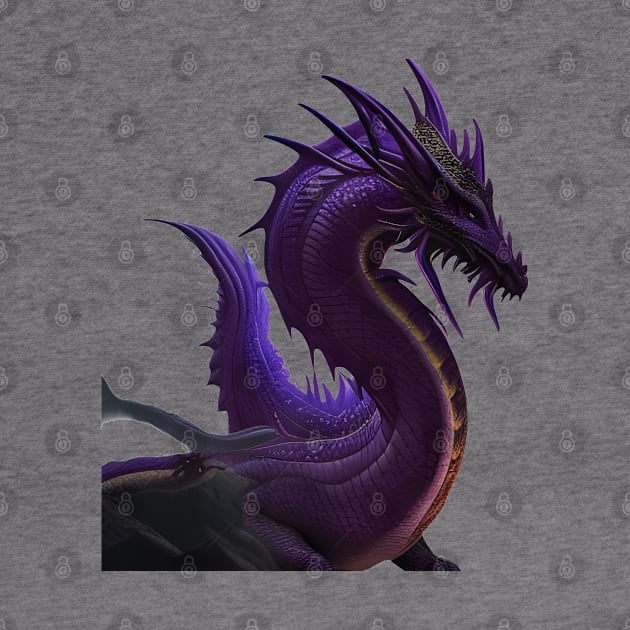 purple dragon by mdr design